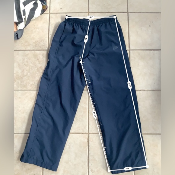 Nike | navy blue windbreaker pants size XL - Picture 7 of 12